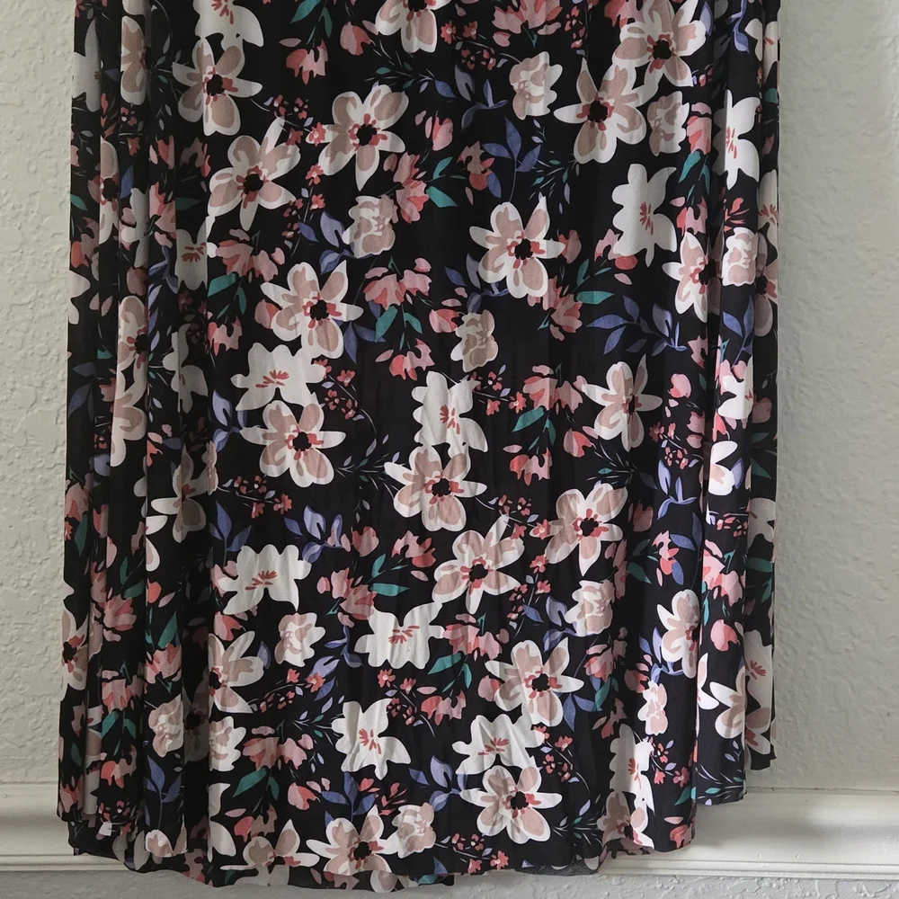 La La Muse Floral A-Line Midi Skirt – XL – NWT - Picture 2 of 6